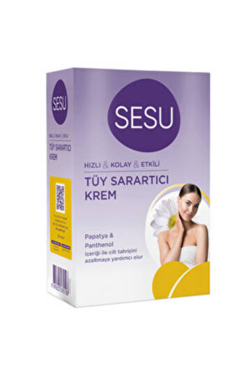 (3 ADET ) Sesu Tüy Sarartıcı Krem 35 gr + 18 gr