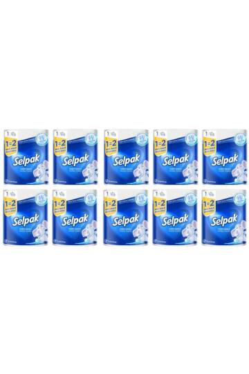 3 Katlı Dev Rulo Havlu 10 Adet