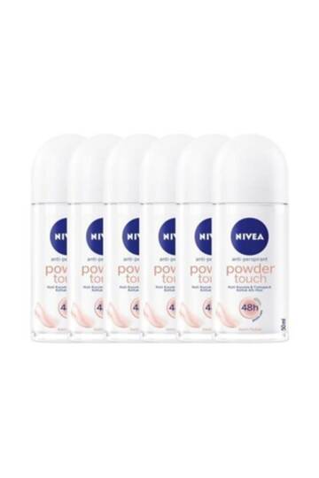 6 Adet Roll-on 50 Ml Powder Touch Kadın