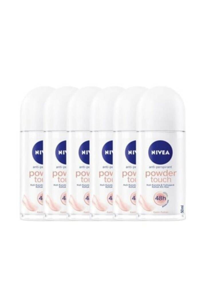 6 Adet Roll-on 50 Ml Powder Touch Kadın - 1