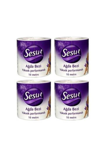 Agda Bezi 10 Metre Rulo 4 Paket