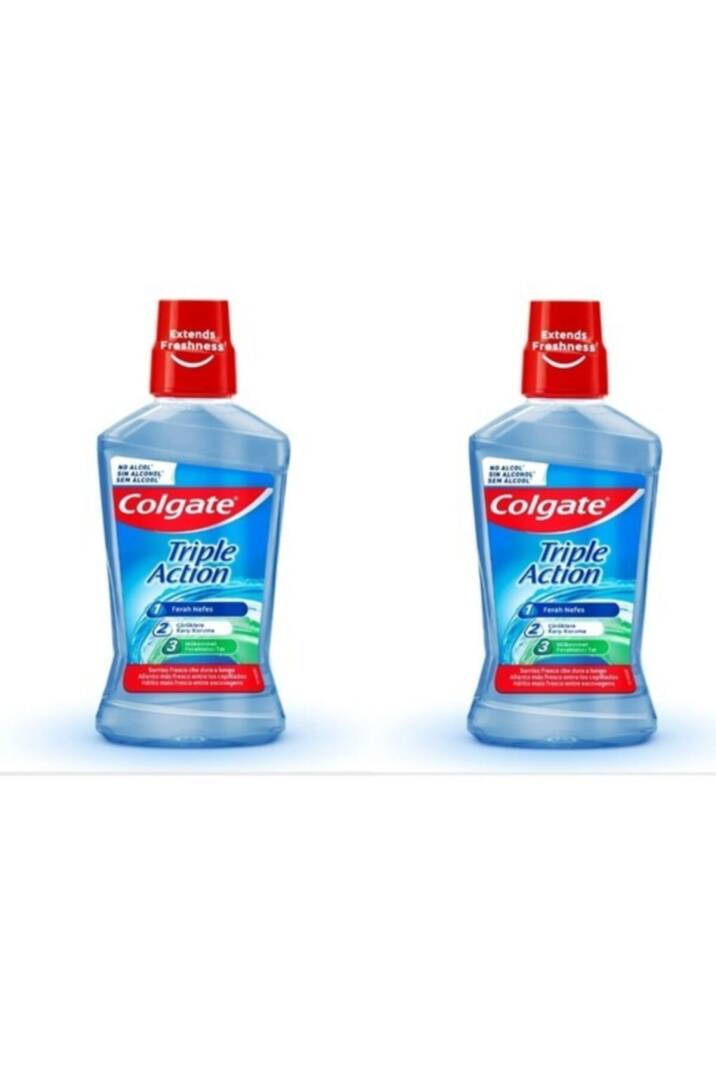 Ağız Bakım Suyu Üçlü Etki 500 Ml X 2 Adet - 1
