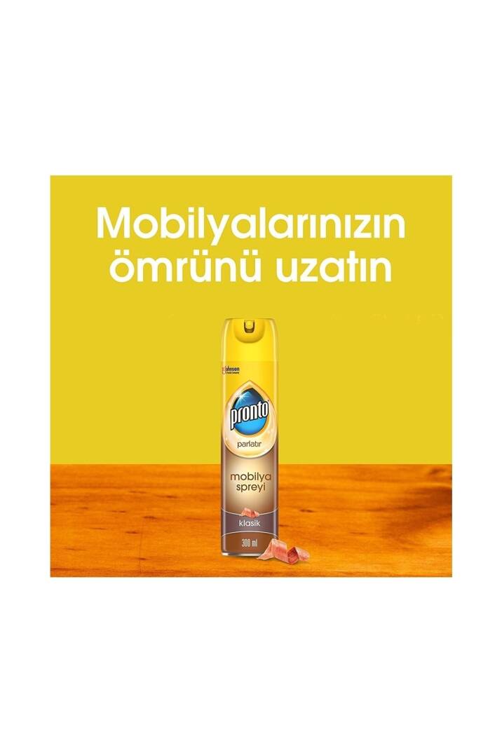 Ahşap Uzman Bakım Mobilya Cilası Spreyi 300 ml Klasik - 3