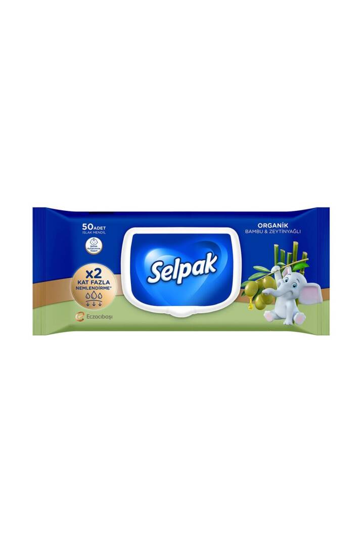 Bambu Zeytinyağlı Islak Mendil 50 Lİ - 1