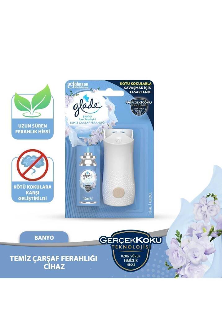 Banyo Hava Tazeleyici Cihaz Ve Yedek Temiz Çarşaf Ferahlığı, 10 ml - 1