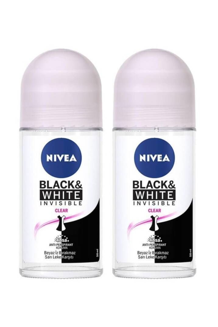 Bayan Invisible Black White Clear Roll-on 50 ml X2 - 1