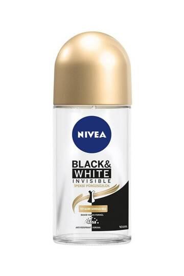 Black And White Invisible Ipeksi Pürüzsüzlük Bayan Roll On Deodorant 50 ml