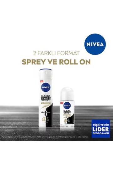 Black and White Invisible Kadın İpeksi Pürüzsüzlük Roll On 50 ml - 2