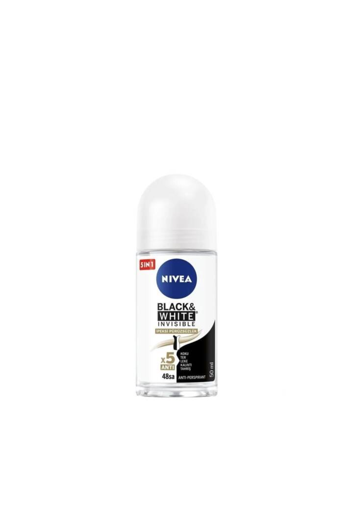 Black&white Invisible Ipeksi Pürüzsüzlük Kadın Roll-on Deodorant 50ml - 1