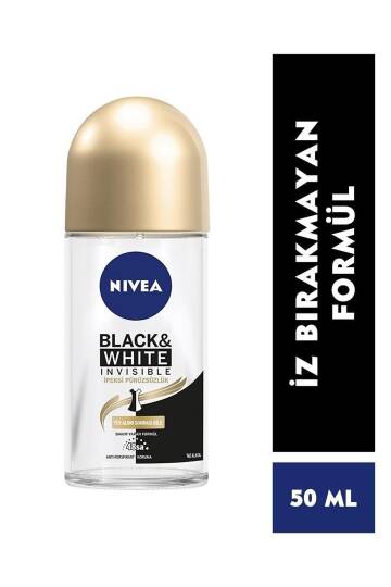 Black&white Invisible Ipeksi Pürüzsüzlük Kadın Roll-on Deodorant 50ml - 2
