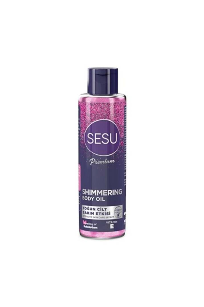 ( BTD ) Sesu Simli Cilt Bakım Yağı 150ML (Shımmering Body Oıl) ( TEKLİDİR ) - 1