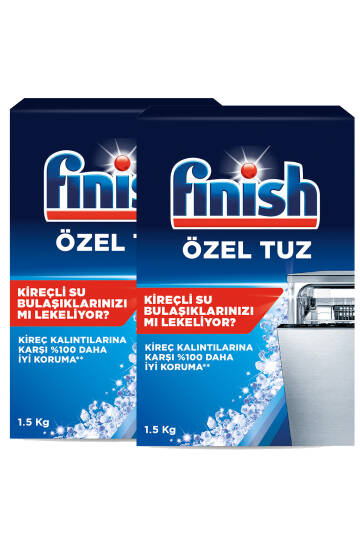 Bulaşık Makinesi  Tuzu  Kireç Kalıntılarına Karşı Koruyucu  2 x 1500 gr - 2