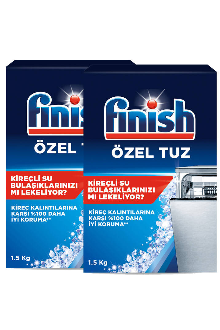 Bulaşık Makinesi  Tuzu  Kireç Kalıntılarına Karşı Koruyucu  2 x 1500 gr - 2