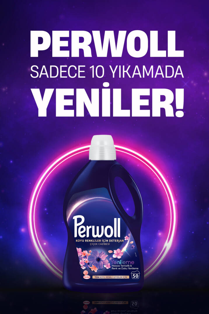 Çamaşır Deterjanı 4'lü set x3 Siyah 2,97L , x1 Koyu Renk Çiçek Cazibesi  2,75L (212 Yıkama) - 4