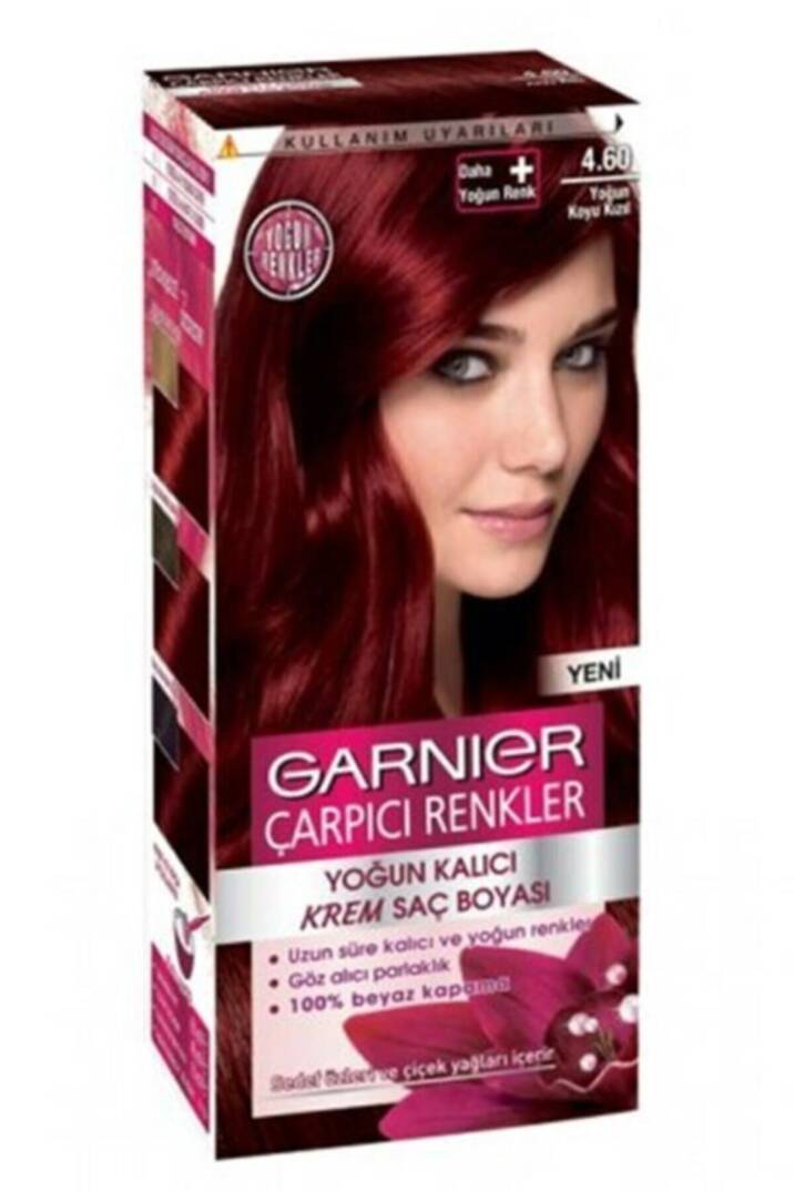 Çarpıcı Renkler 4.60 Yoğun Koyu Kızıl Saç Boyası - 1
