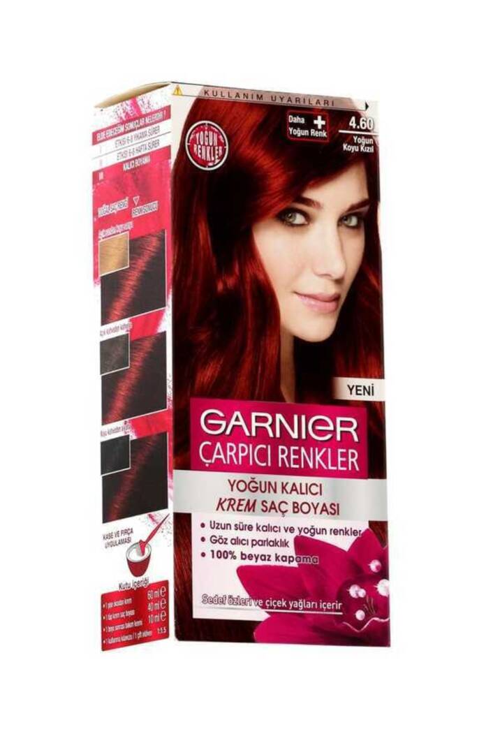 Çarpıcı Renkler Saç Boyası 4.60 Yoğun Koyu Kızıl - 1