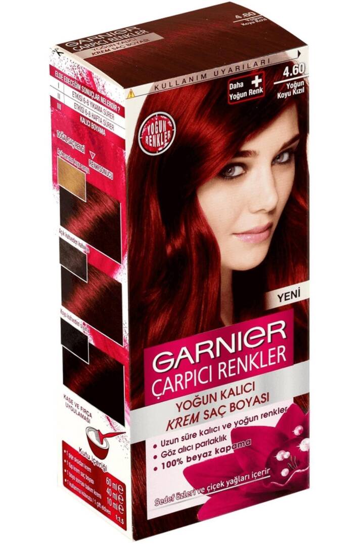 Çarpıcı Renkler Saç Boyası Yoğun Koyu Kızıl No. 4,60 - 1