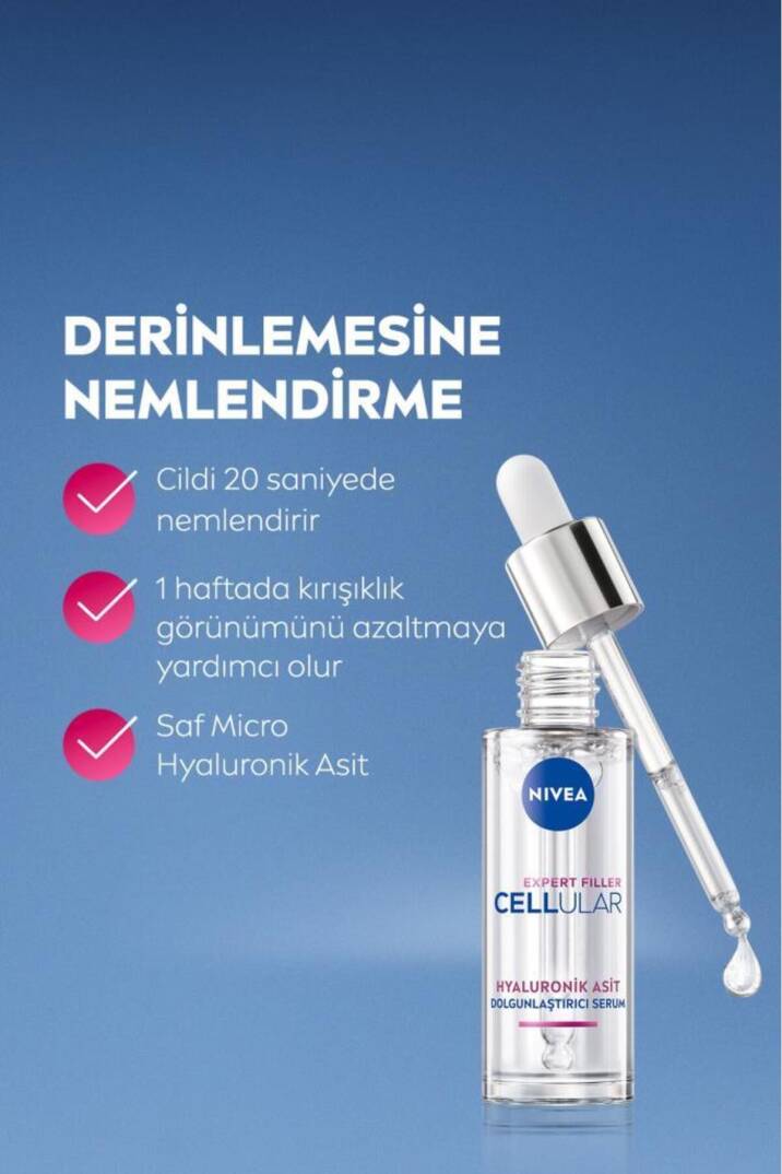Cellular Expert Filler Dolgunlaştırıcı Serum 30ml, Hyaluronik Asit, Nemlendirici, Kırışıklık Karşıtı - 2