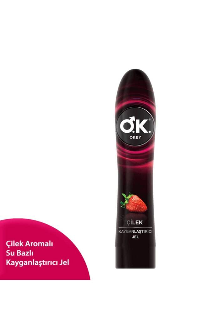Çilek Aromalı Jel Kayganlaştırıcı 100 Ml - 1