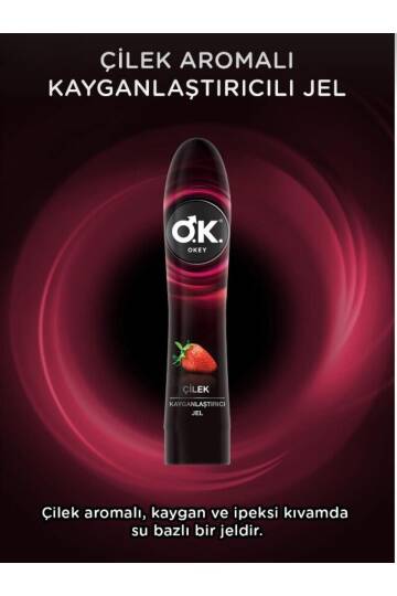 Çilek Su Bazlı Kayganlaştırıcı Jel 100 ml - 2