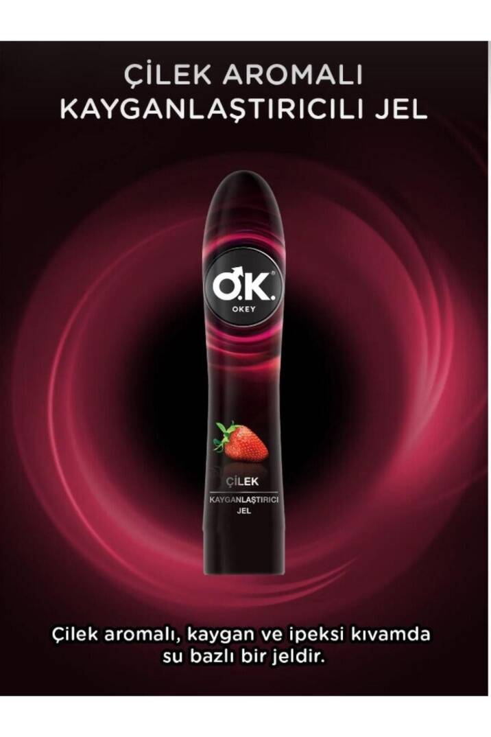 Çilek Su Bazlı Kayganlaştırıcı Jel 100 ml - 2