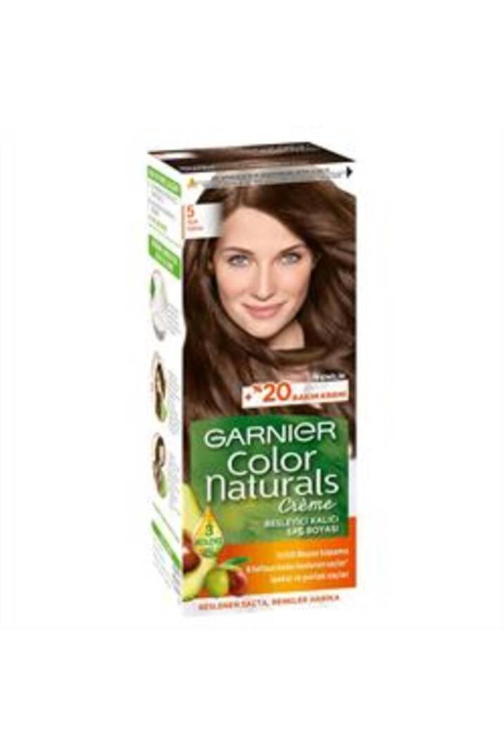 Color Naturals Saç Boyası 5 Açık Kahve ( 1 ADET ) - 1