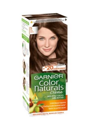 Color Naturals Saç Boyası 5 Açık Kahve