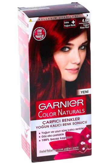 Color Naturals Saç Boyası Çarpıcı Renkler No:4,60 Yoğun Koyu Kızıl
