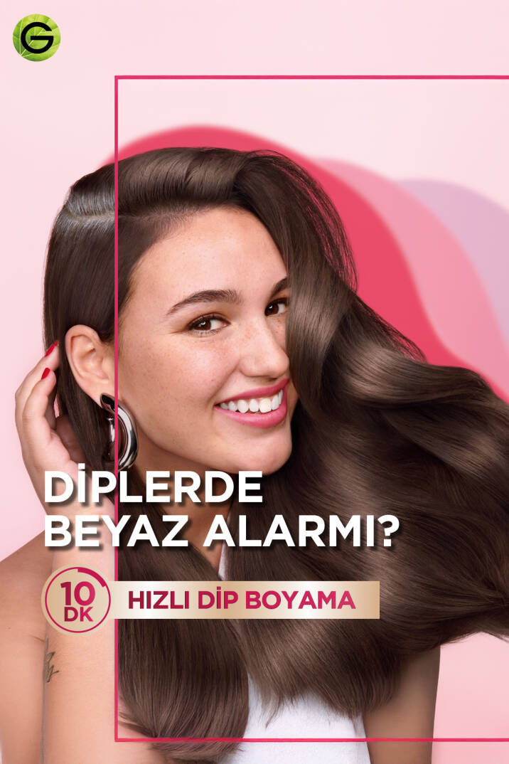 Color Shampoo Retouch Şampuan Kolaylığında Dip Boyası, Kahve 4.0 - 3