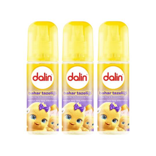 Dalin Bahar Tazeliği Kolonya 150 ml x 3 Adet
