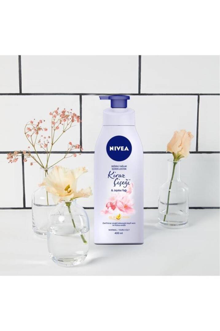 Değerli Yağlar Içeren Vücut Losyonu 400ml, Kiraz Çiçeği, Jojoba Yağı, Normal Ve Kuru Ciltler - 4