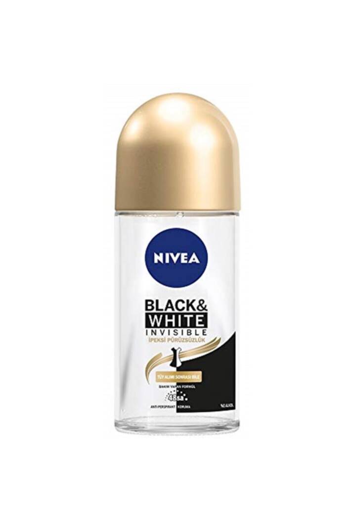 Deodorant Roll-on Invisible Black&white Ipeksi Pürüzsüzlük Kadın 50 Ml - 1