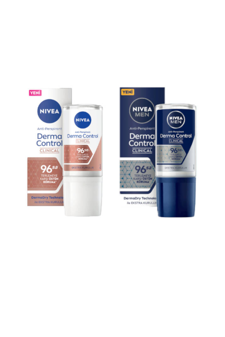 Derma Control Clinical Erkek&Kadın 2 li Rollon set - 1