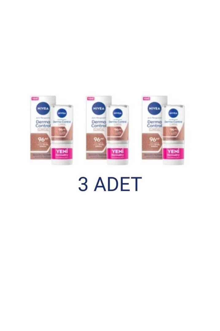 Derma Control Clınıcal Kadın Roll On Deodorant 50 Ml x 3 Adet - 1