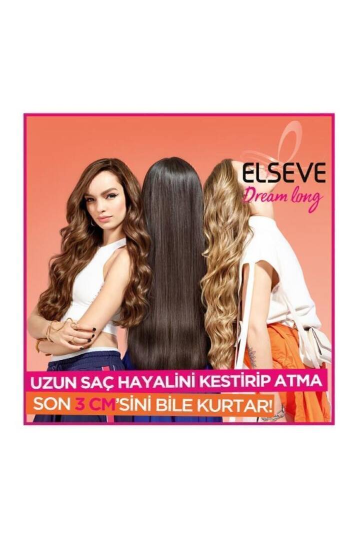 Dream Long Kolay Tarama Saç Bakım Kremi 390ml - 3
