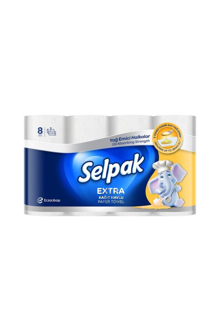Extra Havlu Kağıt 8 Rulo - 1