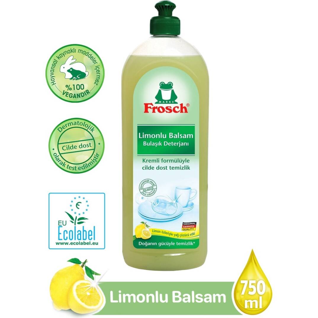 Frosch Limonlu Bulaşık Balsamı 750 ml 3'lü - 2