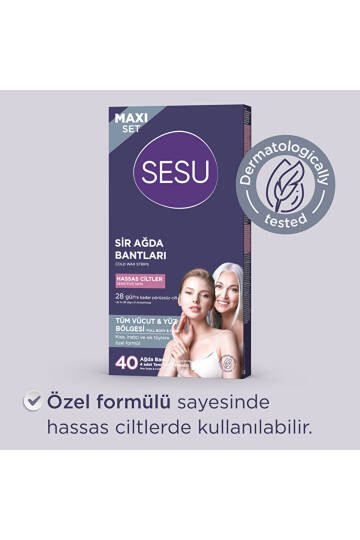 Hassas Ciltlere Özel Maxi Set Ağda Bandı 40'lı - 3