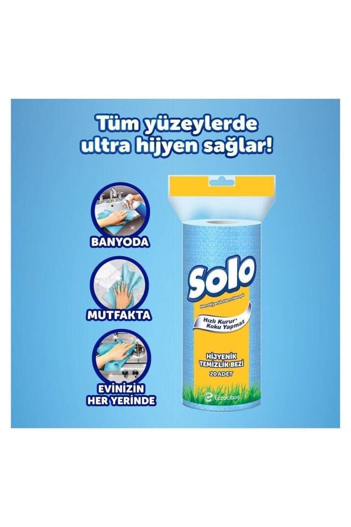 Hijyenik Temizlik Bezi 3'lü - 5