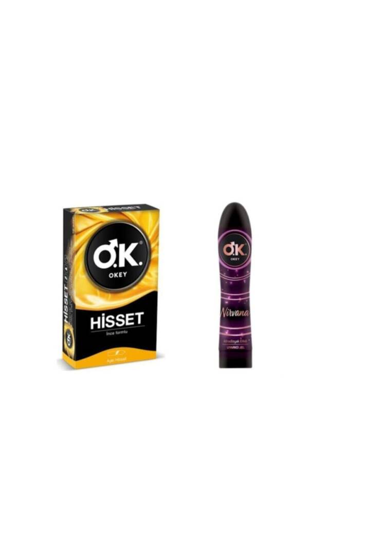 Hisset 10 Lu Prezervatif ve Nirvana 100 Ml Kayganlaştırıcı Jel - 1