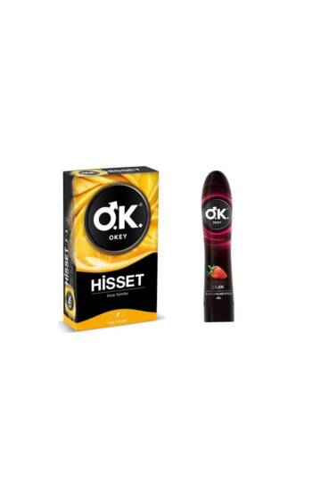 Hisset 10'lu Prezervatif + Çilek 100 Ml Kayganlaştırıcı Jel