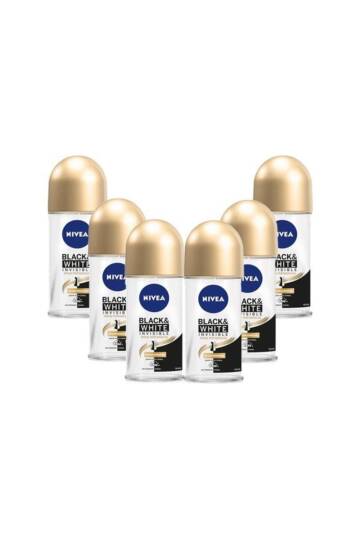 Invisible Black&white Ipeksi Pürüzsüzlük Roll On 50 ml*6 Adet Paket