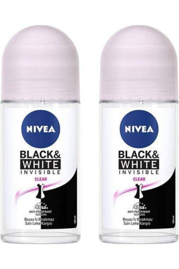 Invisible For Black & White Clear 50 ml 2 Adet Roll-on - 1