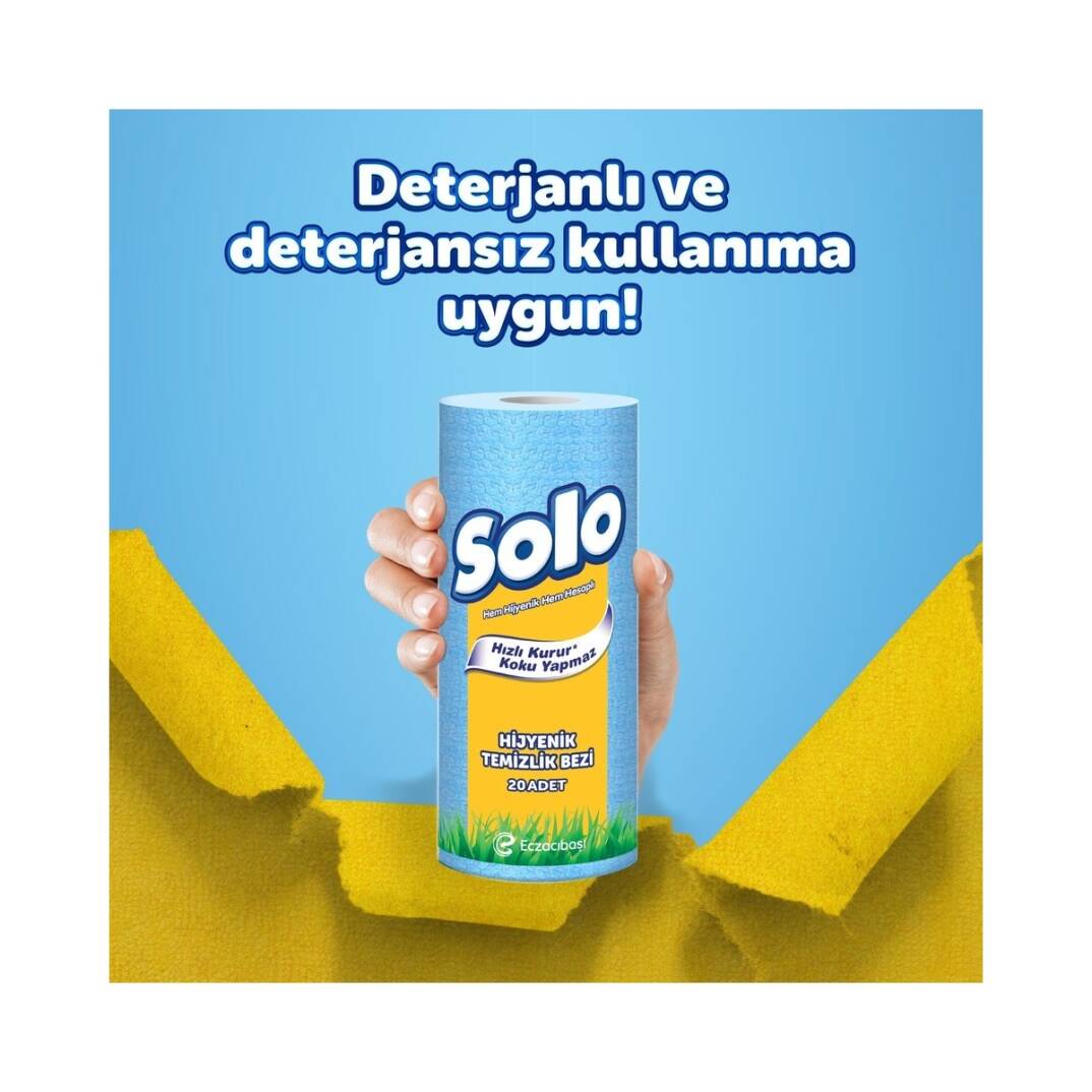 Kağıt Bez 20 Li Hijyenik Temizlik Bezi x 10 Paket - 3
