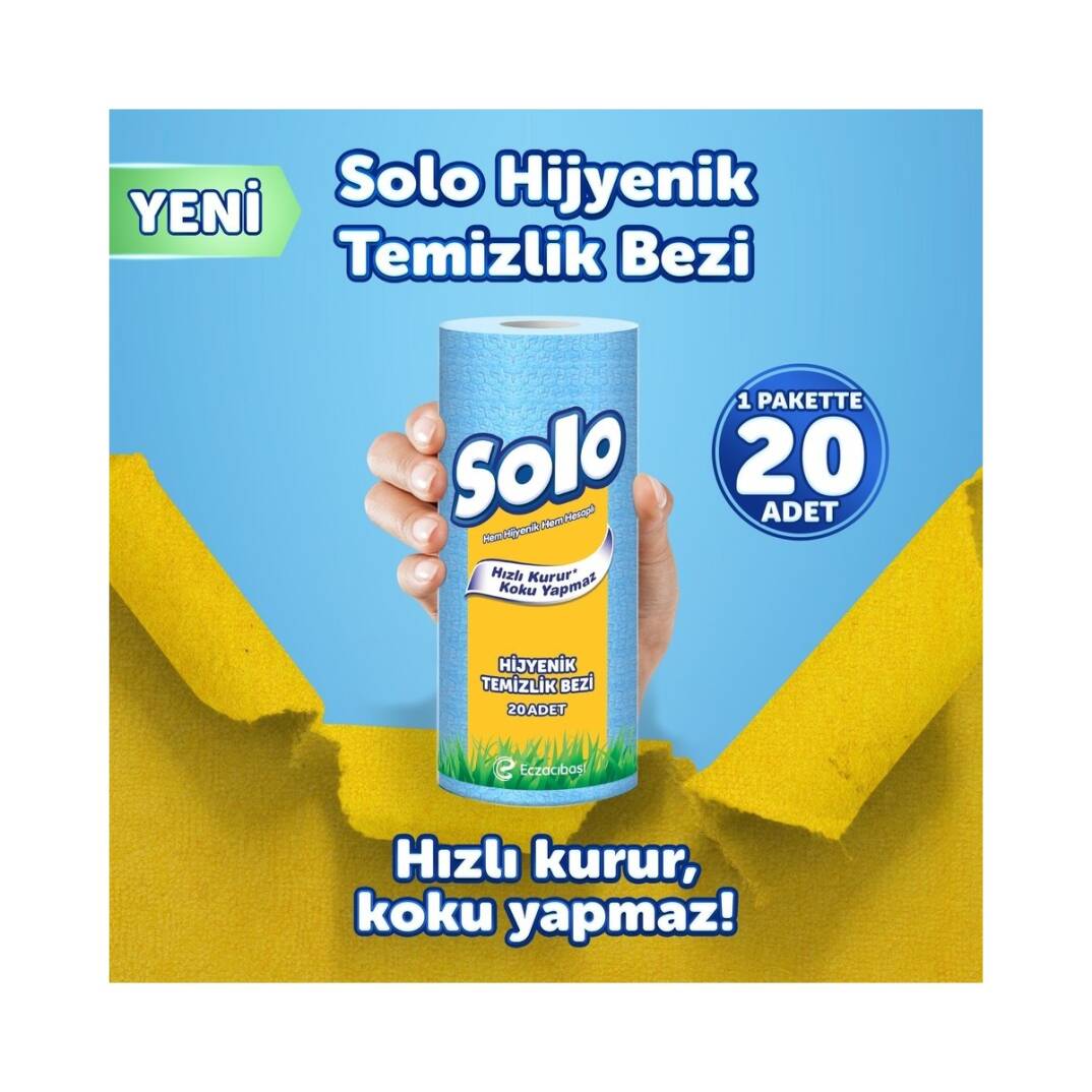 Kağıt Bez 20 Li Hijyenik Temizlik Bezi x 10 Paket - 5