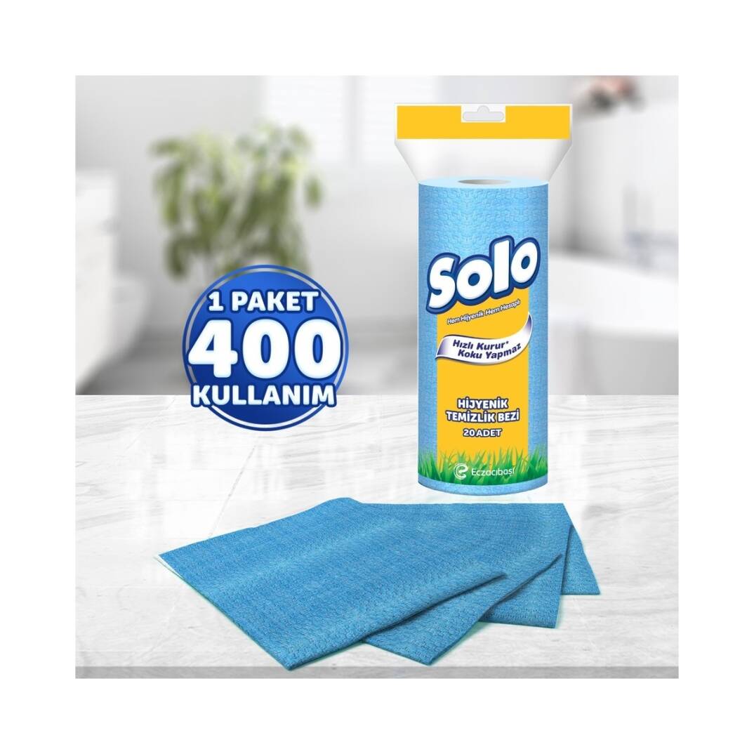 Kağıt Bez 20 Li Hijyenik Temizlik Bezi x 8 Paket - 4
