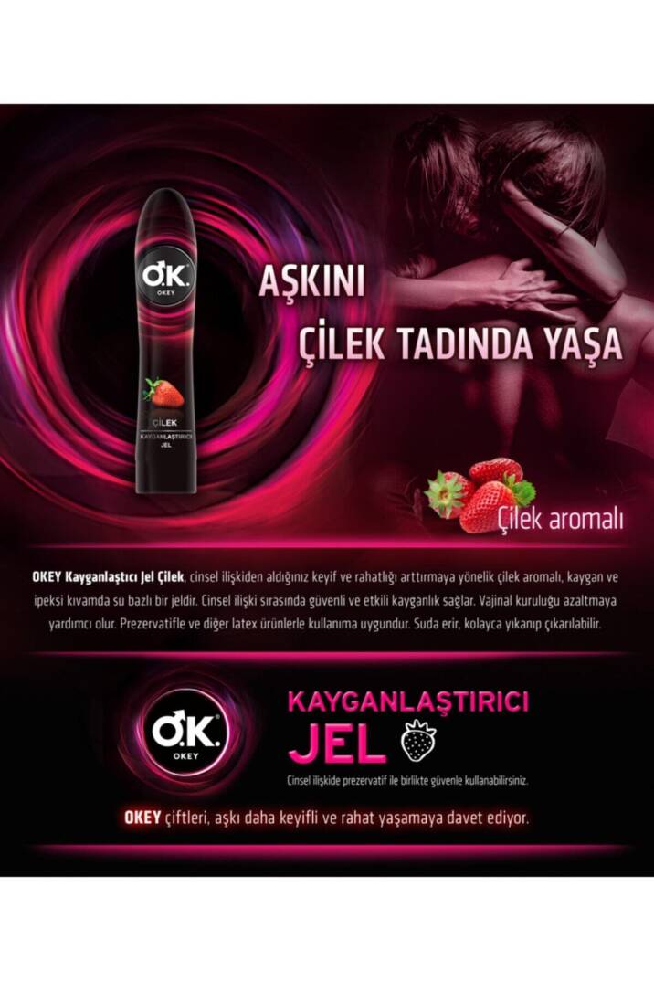 Kayganlaştırıcı Jel Çilek 100 ml - 2