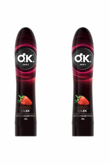 Kayganlaştırıcı Jel Çilek Aromalı 100  ml x 2 Adet