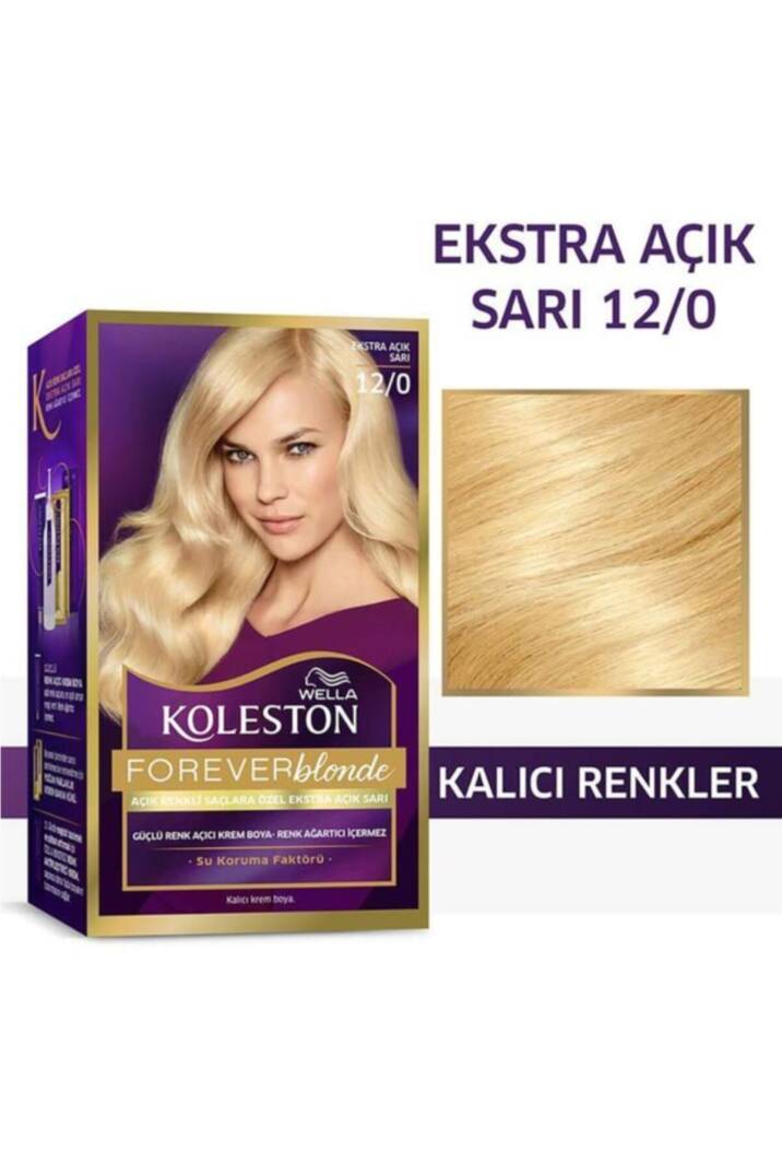 Kit 12/0 Çok Açık Doğal Sarı Saç Boyası - 2