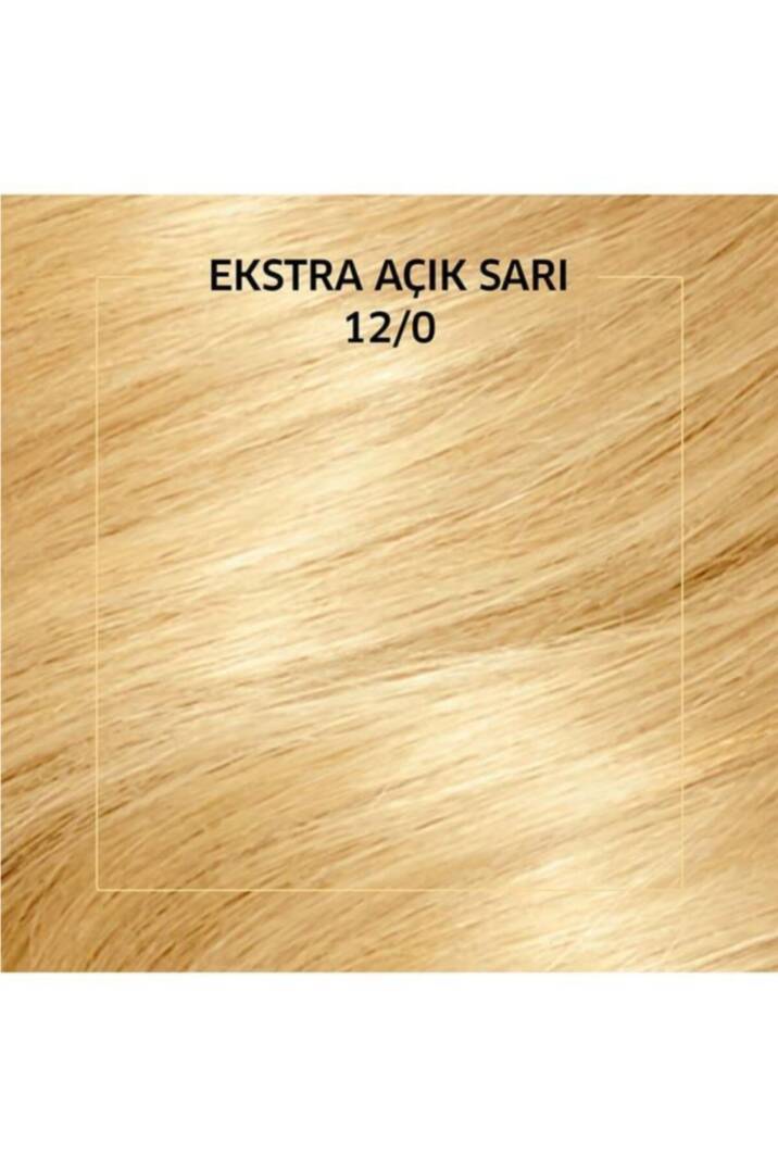 Kit 12/0 Çok Açık Doğal Sarı Saç Boyası - 4